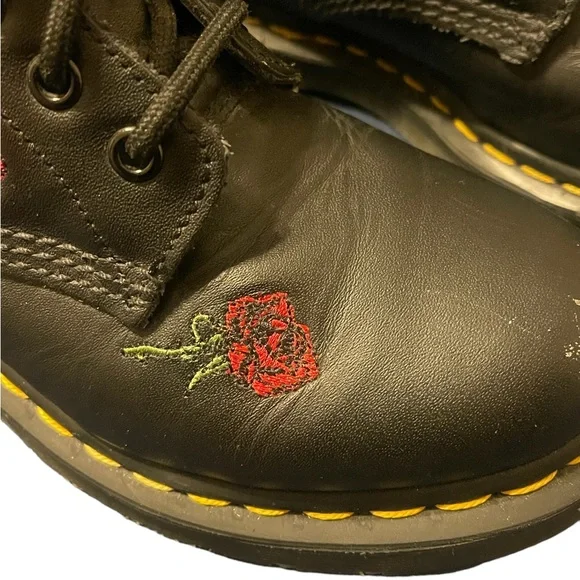 DR MARTENS 1460 Vonda Leather Lace Up Boots - Picture 3 of 10